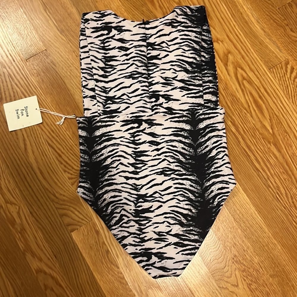 NWT Free People STONE FOX Nayda One Piece Swimsuit $190 Size Large La Tigre - Picture 12 of 15